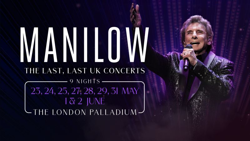 Barry Manilow - REMINDER: Platinum, Front Row, and BMIFC tickets are  available on Thursday (9/24) at 12 PM PT/8 PM GMT for: June 15 – MANCHESTER  – PHONES4U Arena Call Miss Vikki (