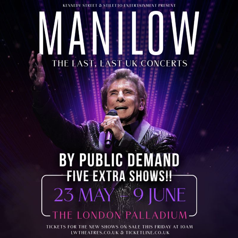 Barry Manilow The Shows Concert Dates